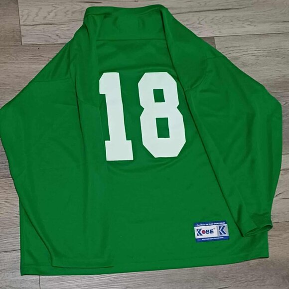 Timberwolves Oversized Basketball Jersey Number 18 (Green) - Picture 3 of 5
